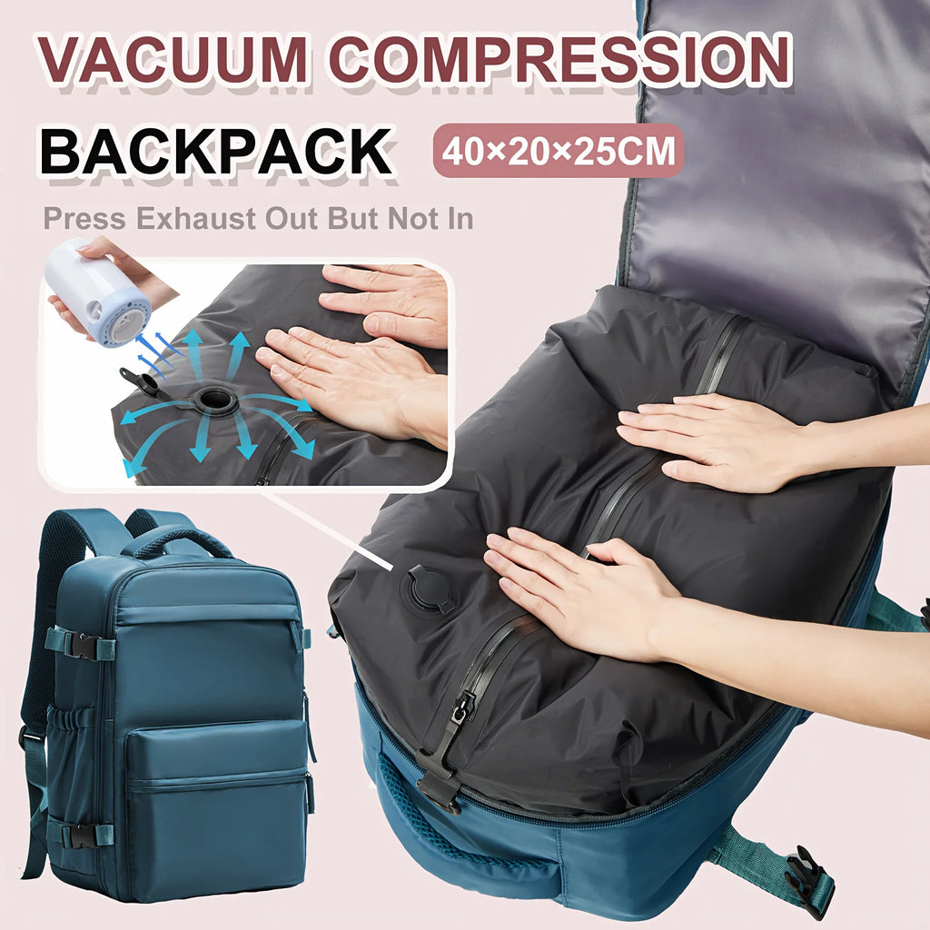 Vacuum Compression Travel Backpack