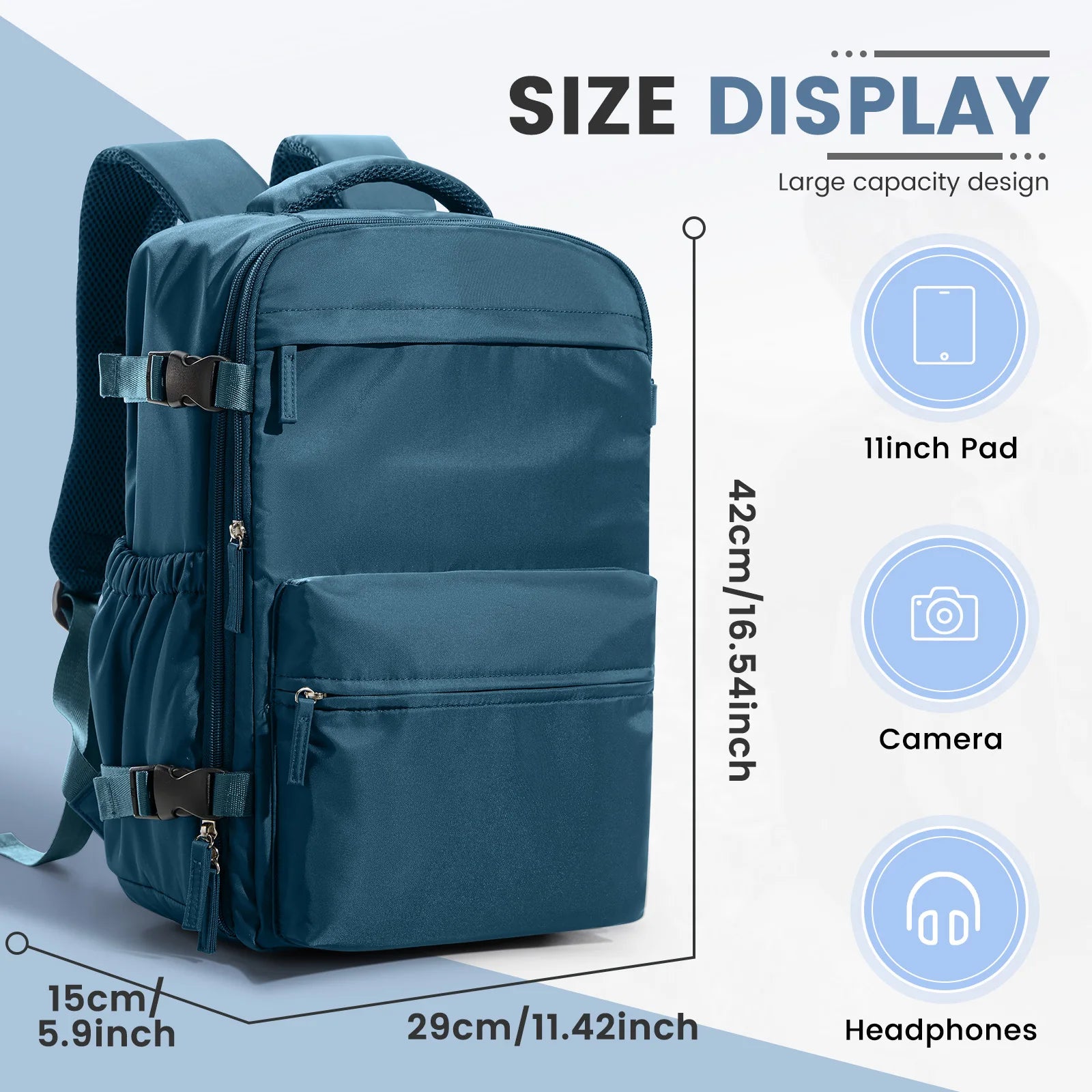 Vacuum Compression Travel Backpack