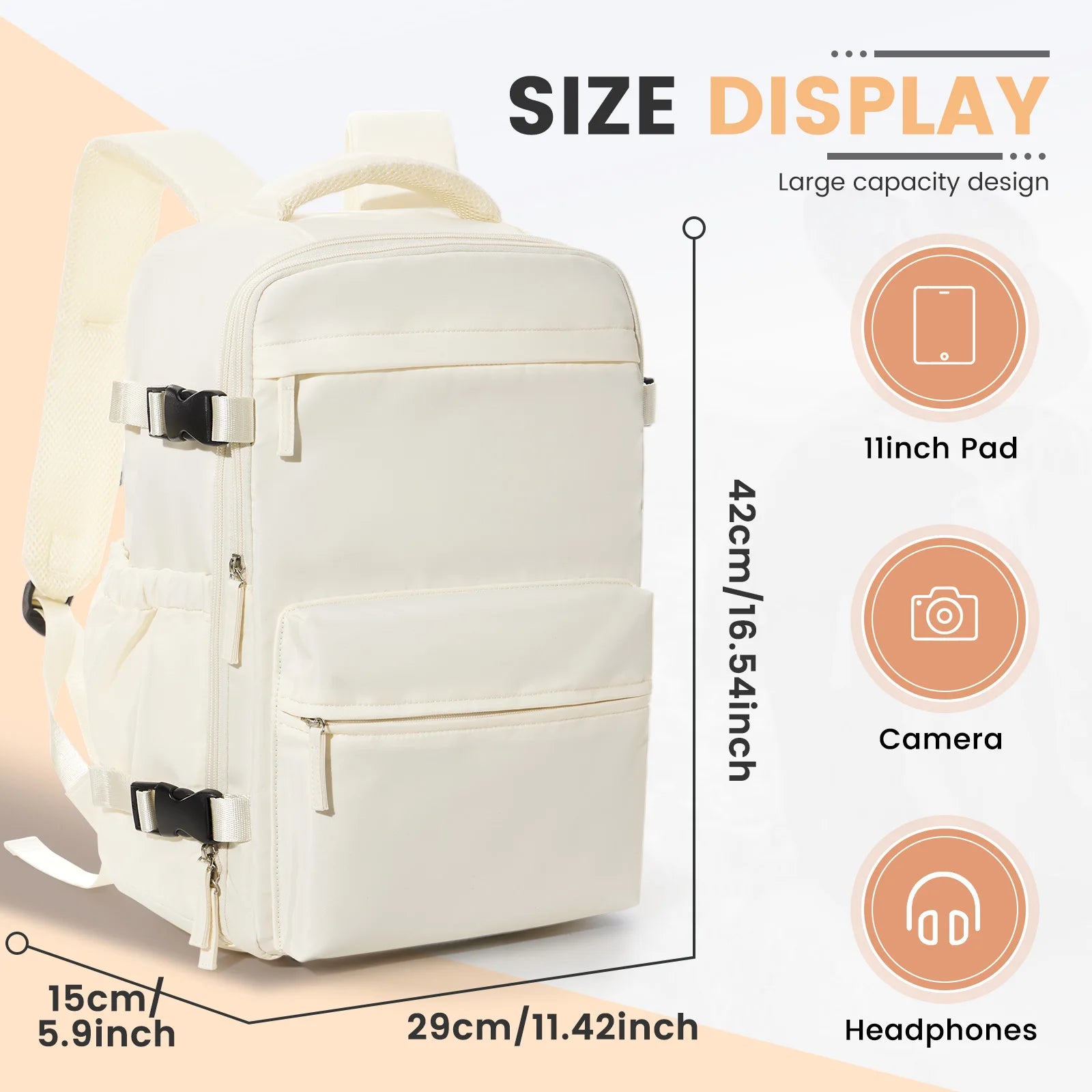Vacuum Compression Travel Backpack