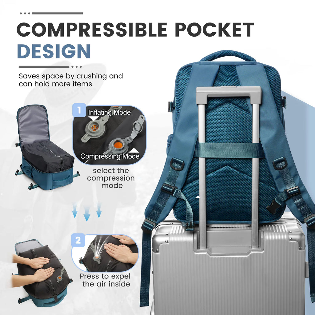 Vacuum Compression Travel Backpack