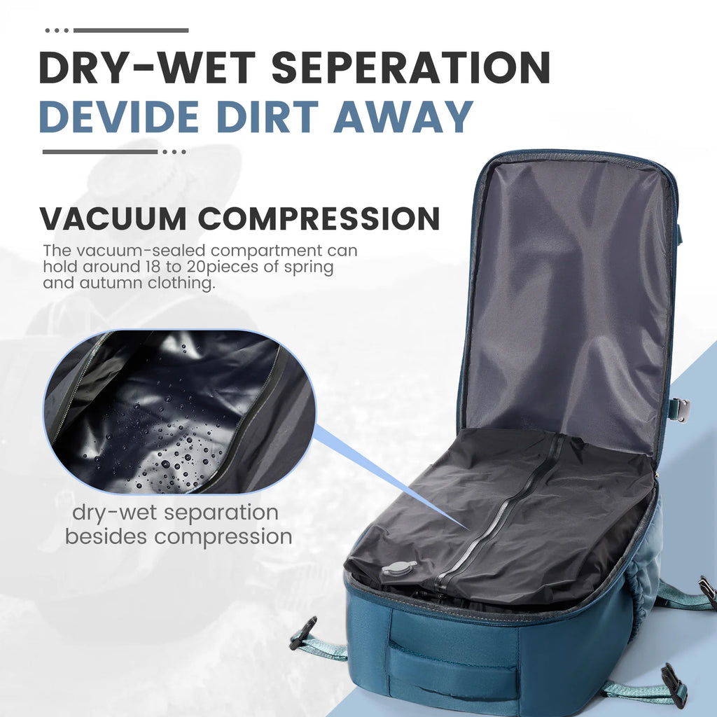 Vacuum Compression Travel Backpack